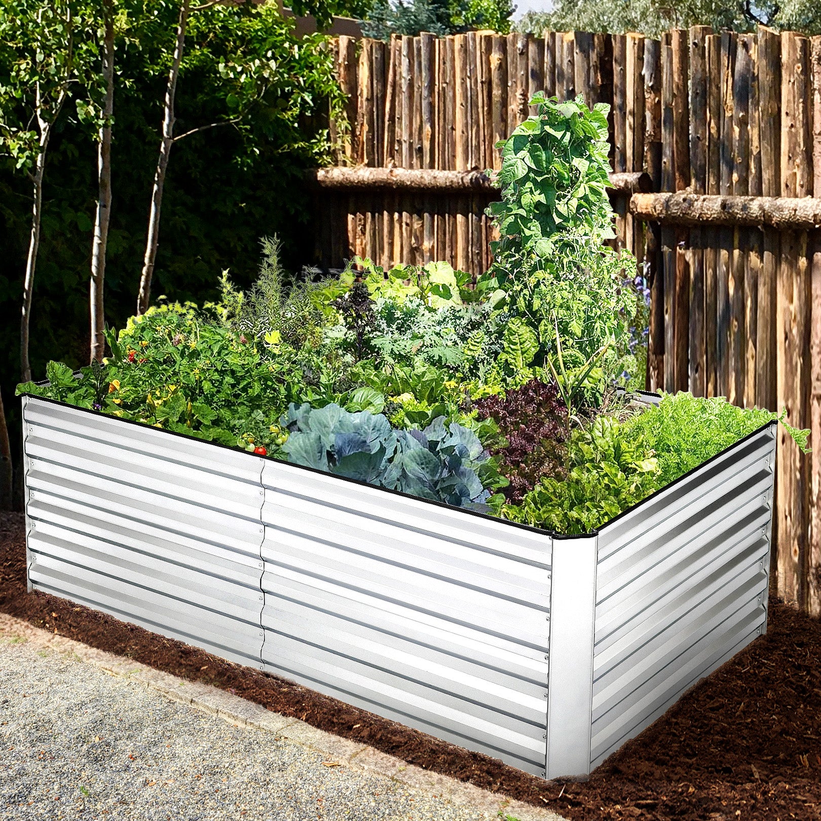 Galvanized Raised Garden Bed, 71