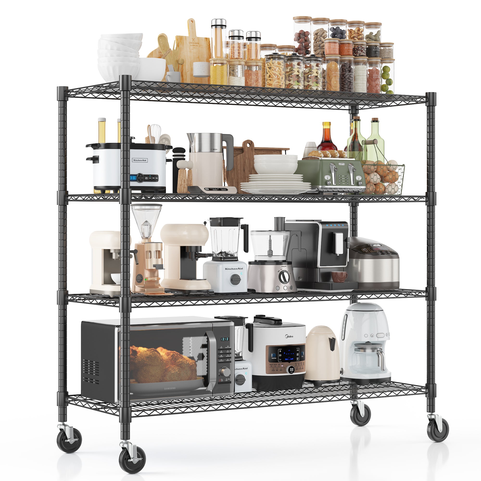Heavy Duty 5 Tier Metal Galvanized Shelving Rack Unit Garage Storage Shelf Silver Uk Heavy Duty 5 Tier Metal Galvanized Shelving Rack Unit Garage Storage Shelf Silver Uk
