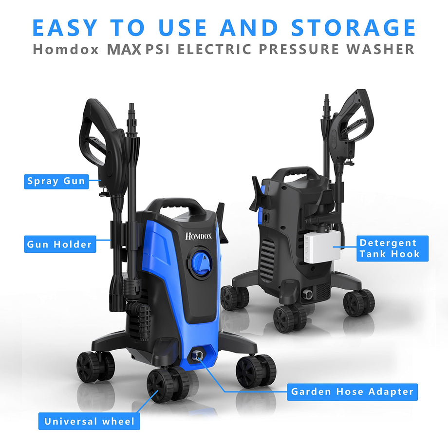 1.8GPM Pressure Washer – Homdox